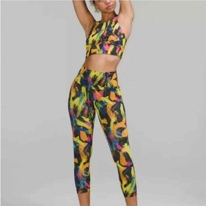 Lululemon Wunder train multicolor leggings